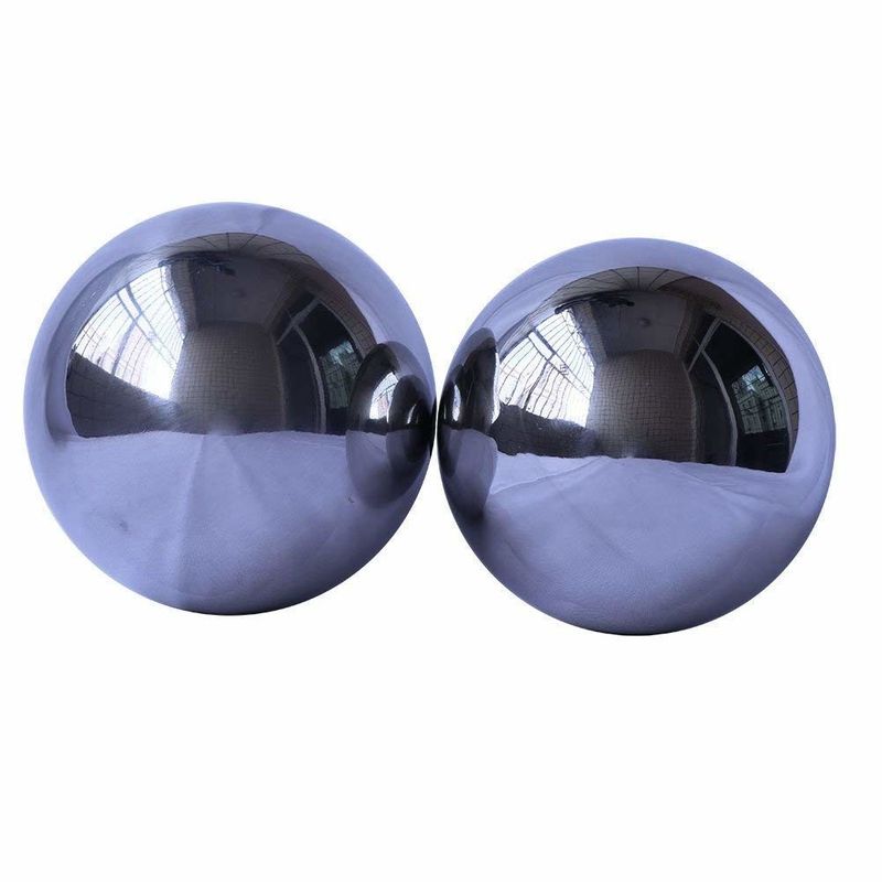 Porcellana Sfera brillante della sfera d&#039;acciaio dell&#039;acciaio inossidabile della sfera di cristallo del globo vuoto durevole dello specchio fabbrica
