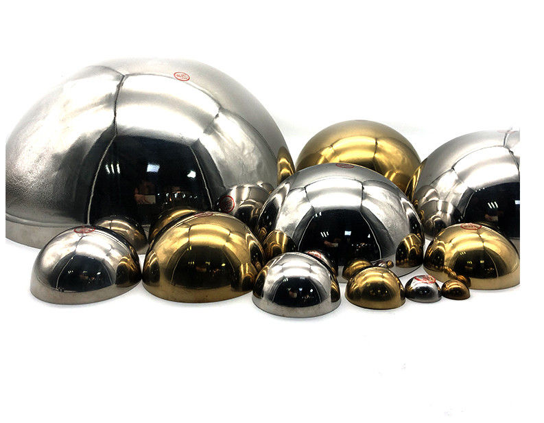 Porcellana Ad alta temperatura 316 resistenza dorata vuota di placcatura 150mm della mezza sfera del grado 180mm fabbrica