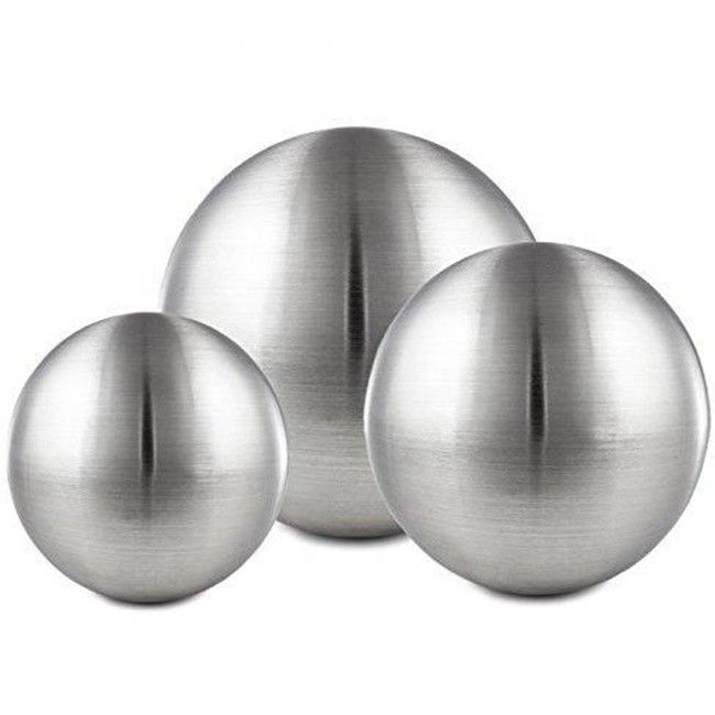 Porcellana AISI304 800MM ha spazzolato la sfera d&#039;acciaio vuota, rivestimento vuoto di Matt delle palle di metallo per mobilia fabbrica