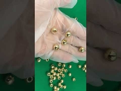 sfera d'acciaio con fori passanti